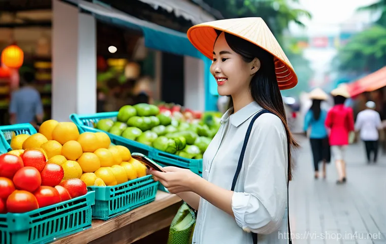 쇼핑매니저 시험 준비 자료 추천 - **Prompt:** A dynamic and vibrant scene capturing the bustling retail and e-commerce landscape in Vi...