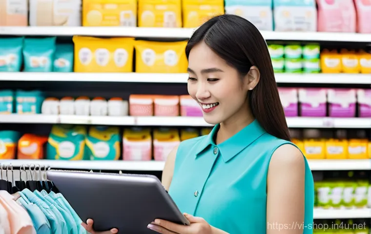 쇼핑매니저 이론과 실무의 차이 - **Prompt:** A dynamic, split-screen image contrasting the ideal and the reality of a Shopping Manage...